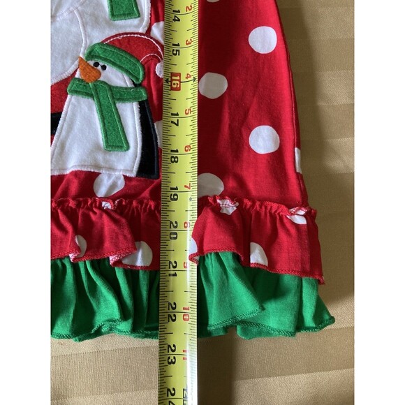 Counting Daisies Girls Christmas Dress - Picture 9 of 12